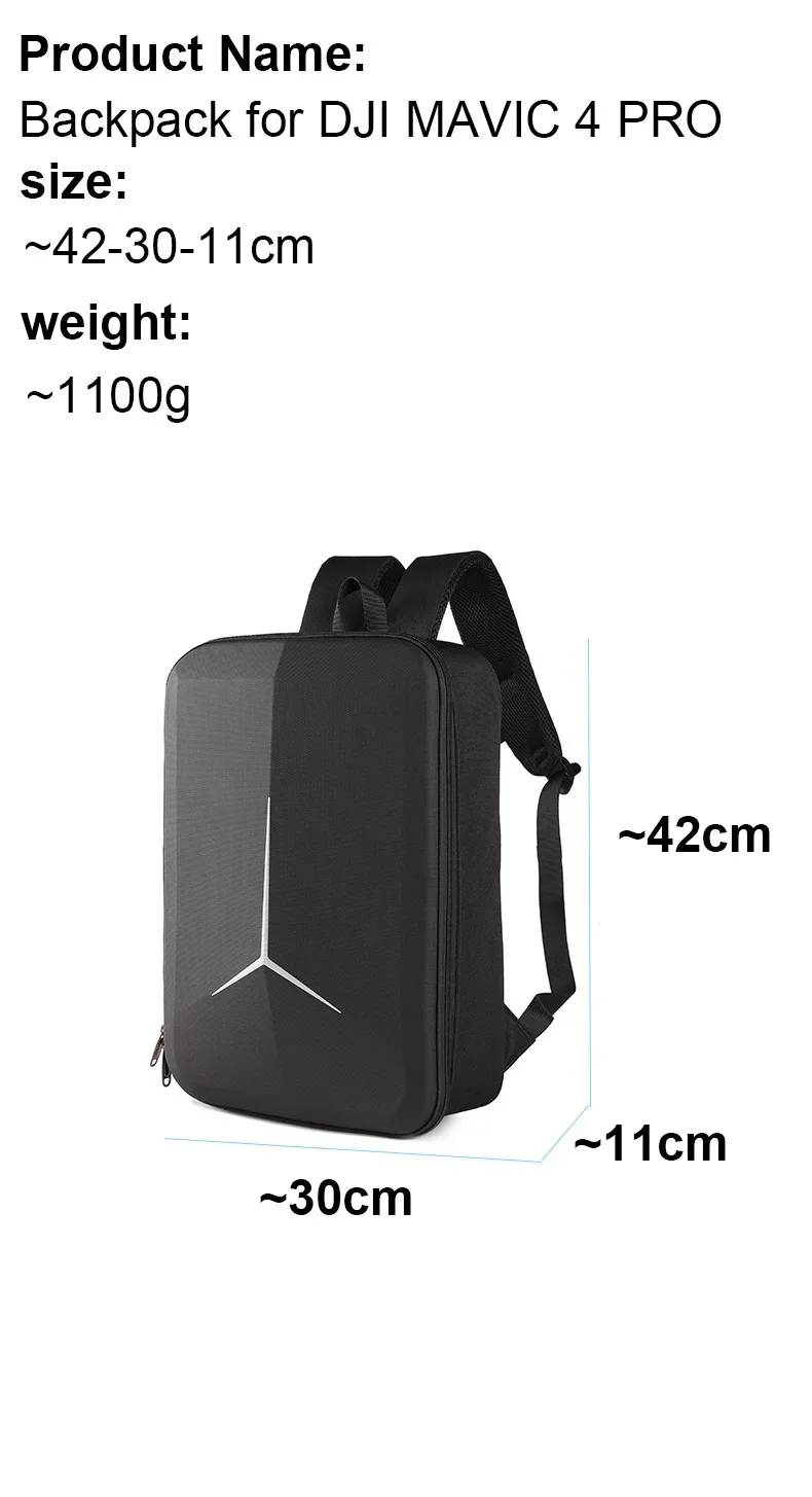 Backpack For DJI MAVIC 4 PRO Drone/Controller/Charging Hub Storage Bag Protective Case EVA Portable Box For RC 2/RC PRO 2 Acc