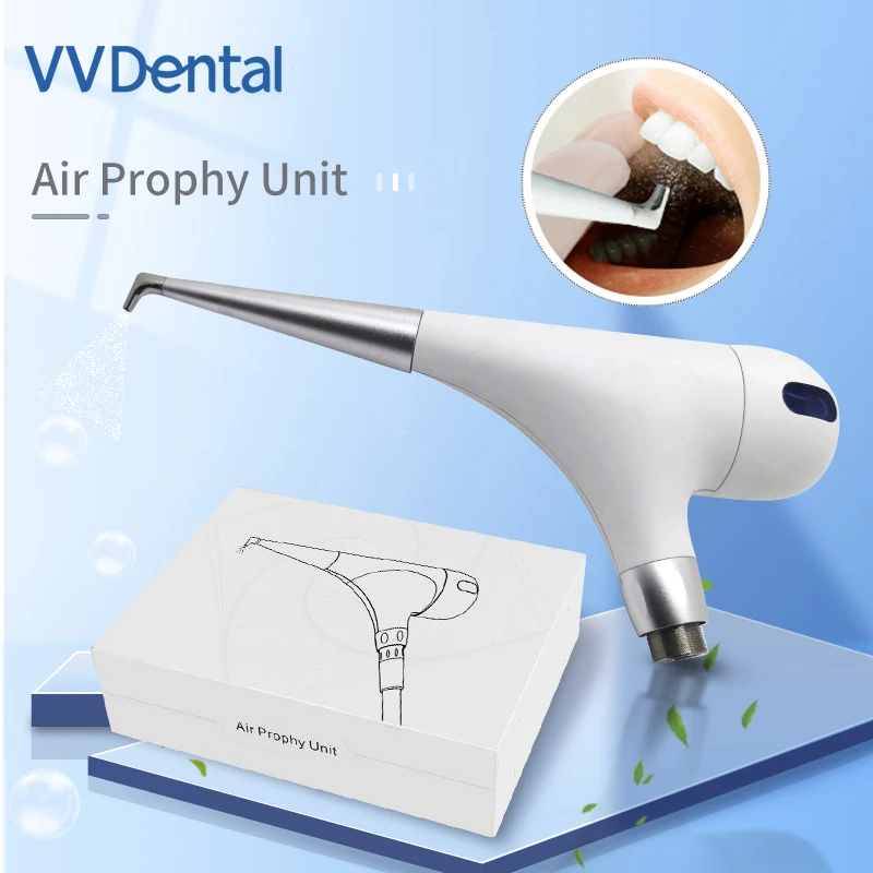 Vv dental polidor de ar dentes branqueamento spray dental bicarbonate jet air flowair para higiene oral limpeza ferramentas dentárias