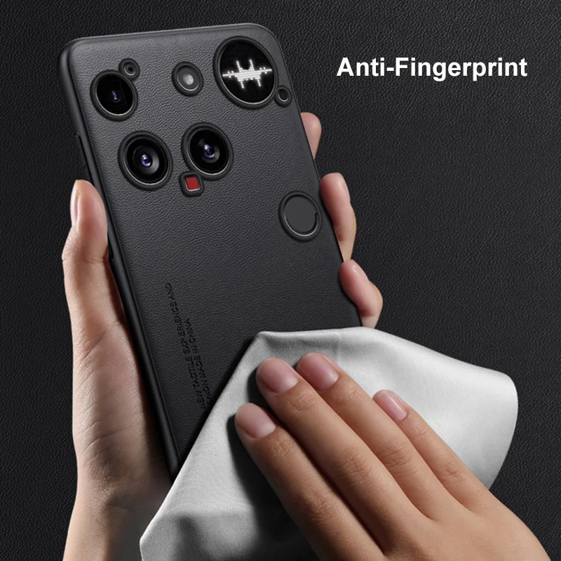 Luxury PU Leather Case For Nothing Phone 3 Back Cover Matte Silicone Shockproof Full Protection Phone Case For Nothing Phone3 5G