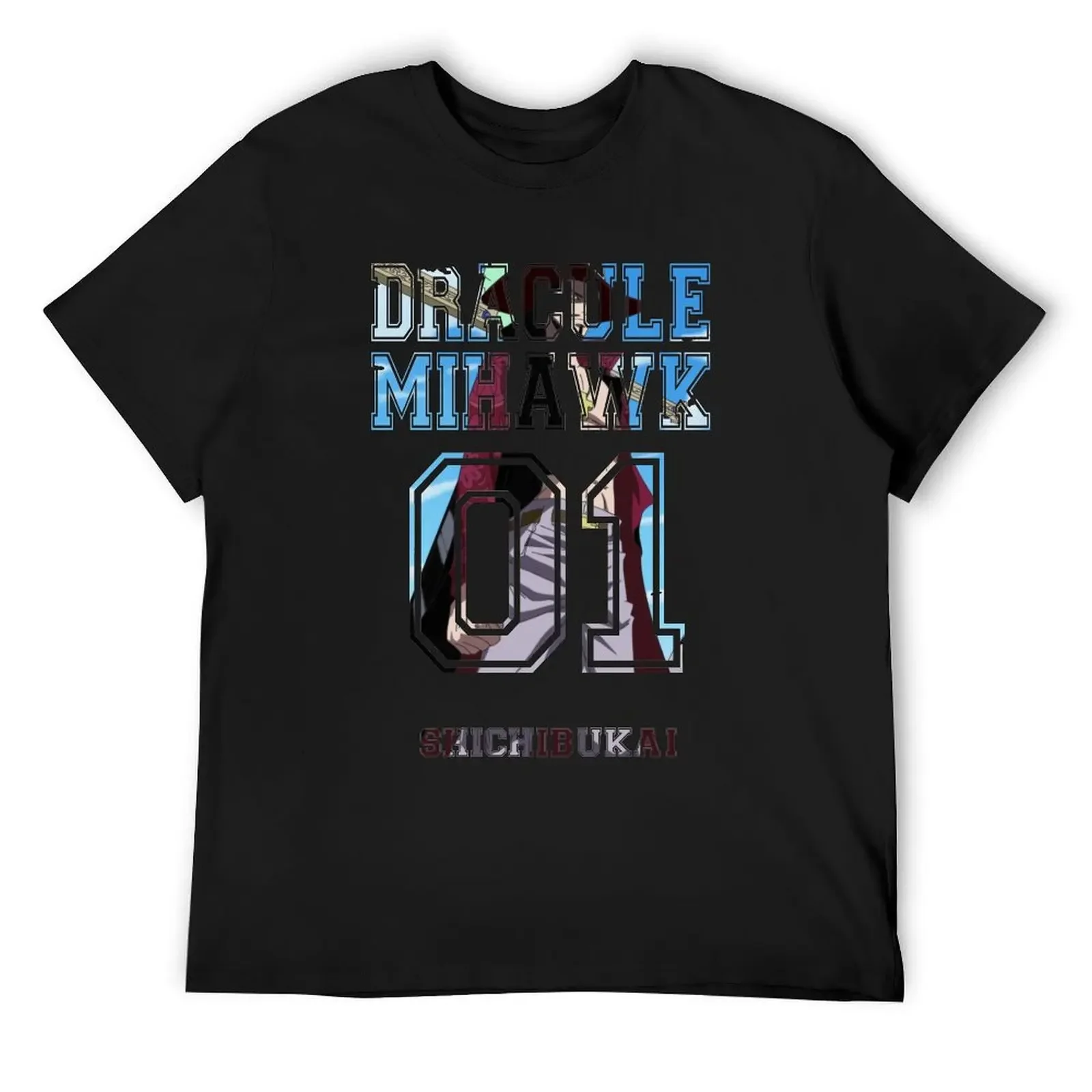 

Dracule Mihawk T-Shirt korean fashion plus size clothes basketball graphic tees Anime t-shirt Men's t-shirts