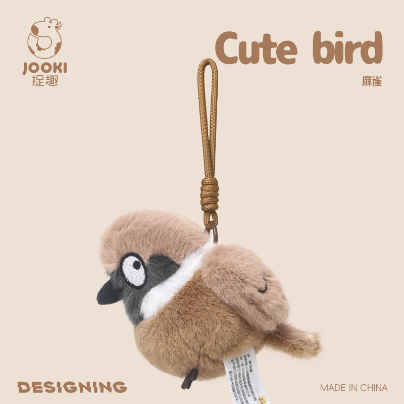 Peluche de Pájaro Solitario de Zhuoqu, Adorable Muñeco de Peluche con Diseño de Almohada Suave, Regalo Decorativo Abrazable para Cumpleaños de Niñas