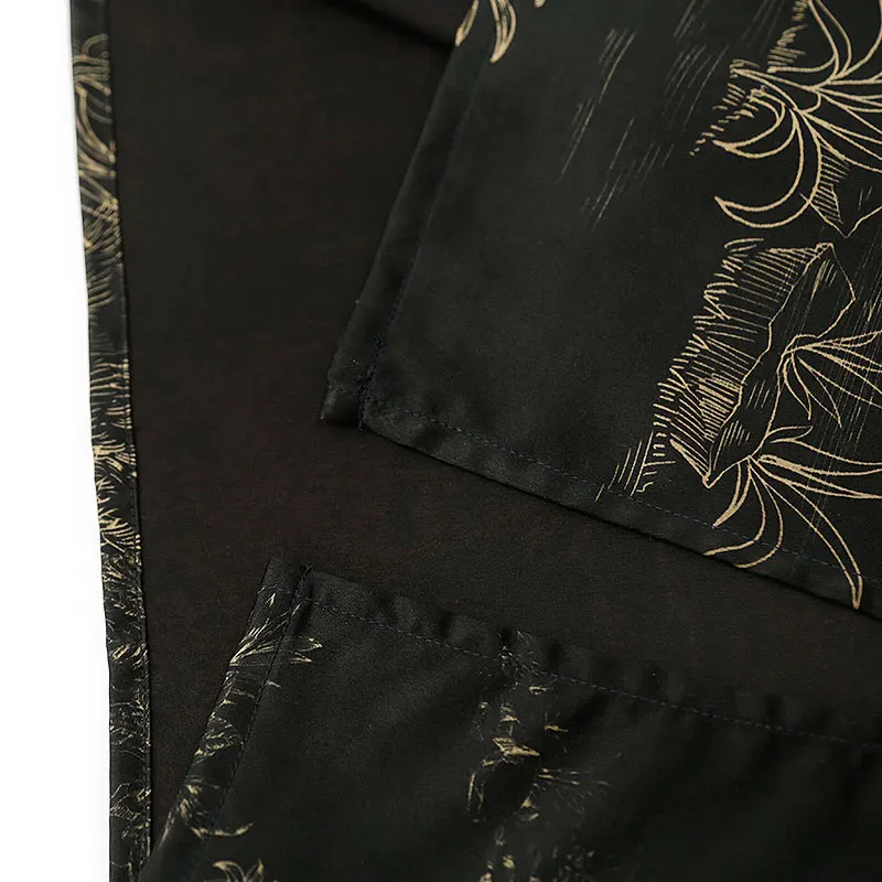 BirdTree-40MM Watered Gauze Silk Elegant เสื้อผู้หญิงแขนสั้น Jacquard, สไตล์จีนใหม่เสื้อหลวม, ฤดูร้อน T56964CC