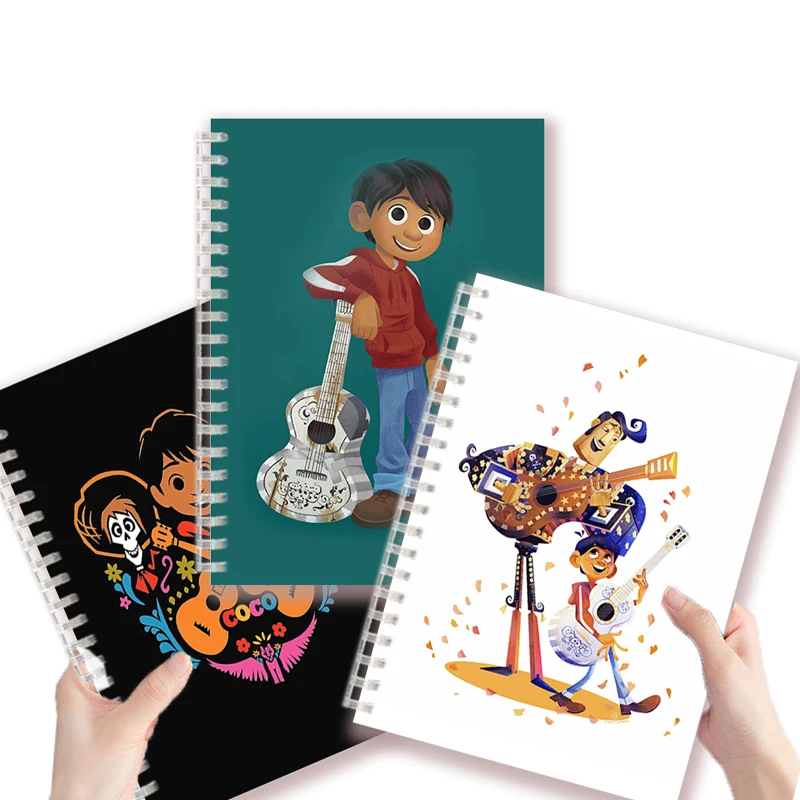 bonito animacao coco disney filme mercadoria caderno espiral nota livro material escolar em carousell cartoon papelaria criancas presente 01