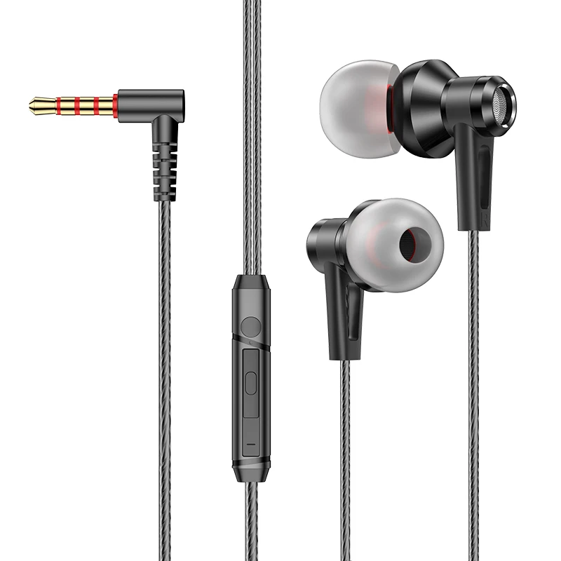 

In-Ear Headphones Wired Earbuds, Noise Isolating Headset With Microphone For Phone Pad Samsung HuaWei MP3 Players Smartphones