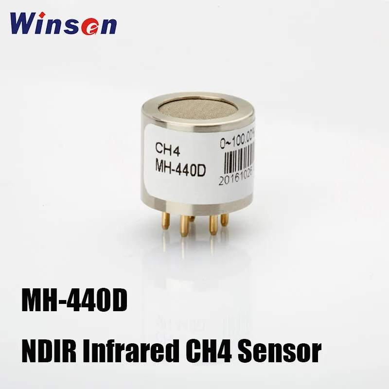 2 قطعة Winsen MH-440D NDIR الأشعة تحت الحمراء CH4 الاستشعار UART ، التناظرية الجهد إشارة درجة الحرارة التعويض ، ممتازة خرج خطي