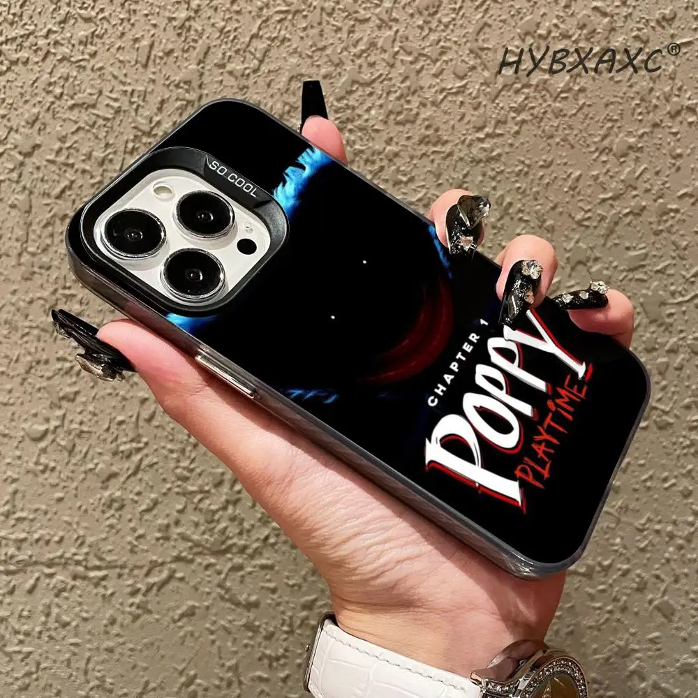 Immagine 4: Cover IMD Horror Huggy W-Wuggy Playtime per iPhone 17 16 15 Pro MAX 14 13 12 16e 15Pro Plus 17Air Silver Shell