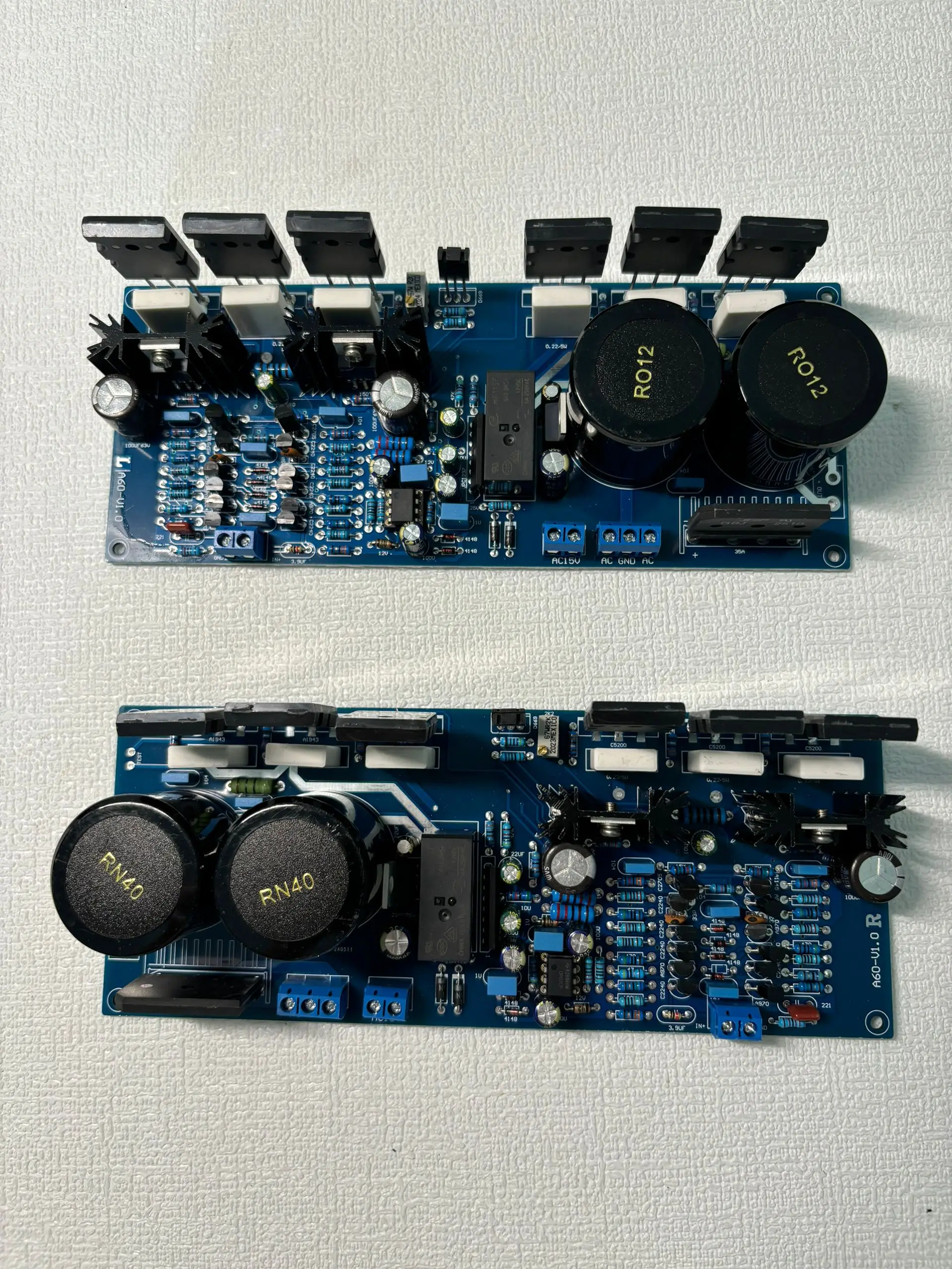 

Accuphase A60 Current Feedback 2SA1943/2SC5200 MJE15034 MJE15035 Pure Post Power Amplifier Board (Adjustable Class A)