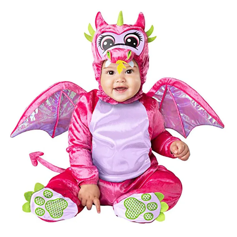 Infant Toddlers Baby Wolf Halloween Cosplay Costumes Little Red Riding Hood Christmas Happy Purim Holiday Jumpsuit