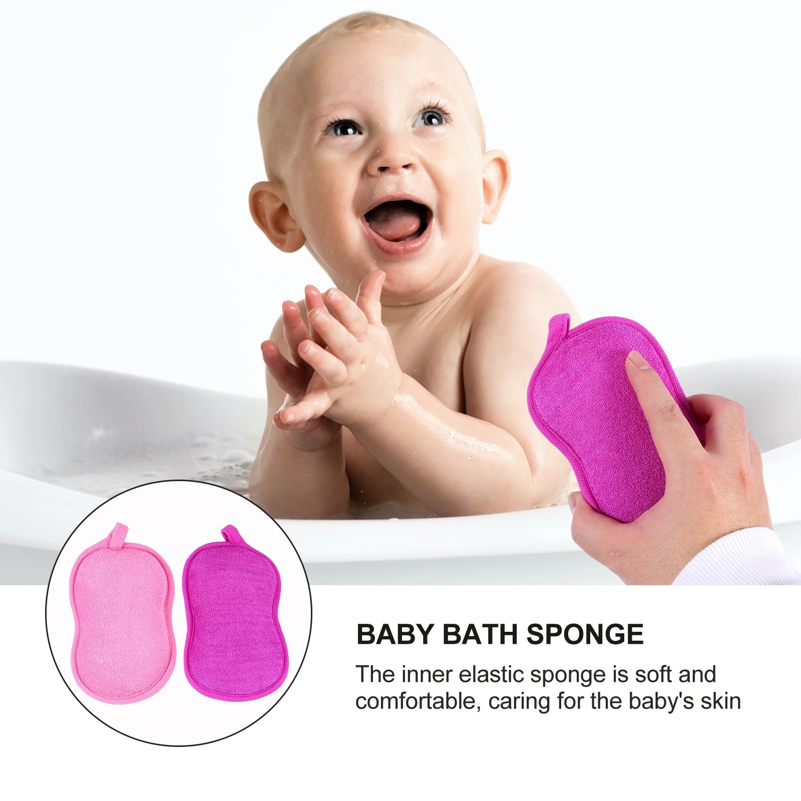 

4 Pcs Towel Bathing Scrub Sponge Set Women's Cleaning Sponges Filament for Kids