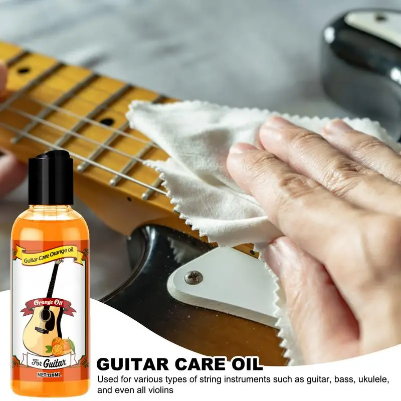 Fretboard Cleaner Orange Guitar Cleaning & Care Products 120ML Care/Cleaning/Polishing String Cleaner For Guitar Cleaning And