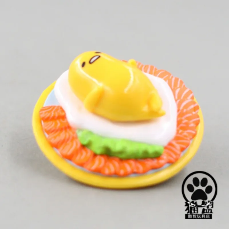 Anime Japan Gudetamas Yolk Lazy Eggs Toy Cute Kawai Doll Gashapon Capsule Toy Decoration Figures Model Kids Gifts