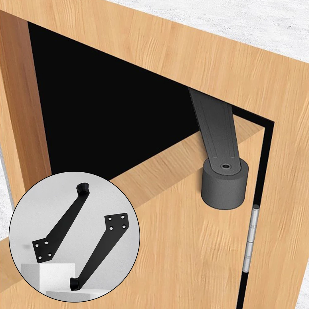 Rolha de porta de 90 graus, rolha de aço inoxidável, instalação discreta, evita danos na parede, adequada para portas de segurança