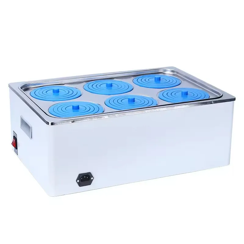 Laboratory Thermostat Water Bath Heater High Quality 6 Holes Oil Waterbath stainless steel 304 pot