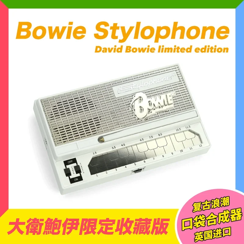 British Stylophone Retro Electronic Instrument Mini Portable Pocket Keyboard Synthesizer Electric Sound Box