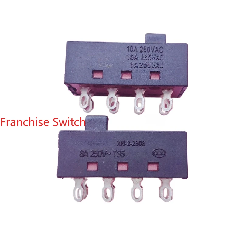 

10PCS XN-2-2308 Welded foot square head 8 feet 3 gears hair dryer switch