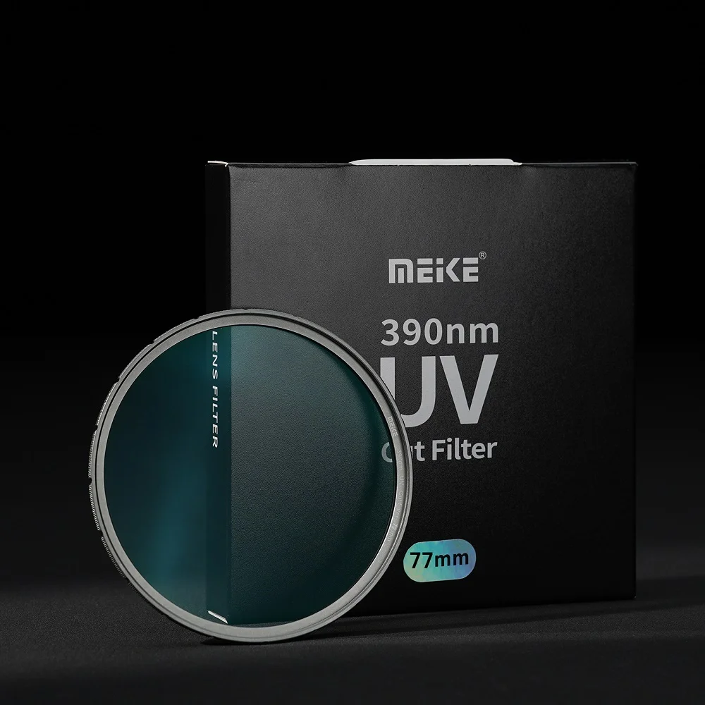

Meike 390nm UV Cut Filter 49mm 52mm 55mm 58mm 62mm 67mm 72mm 77mm 82mm 86mm 95mm MCUV Lens Filter Multi-Coated for Camera lens