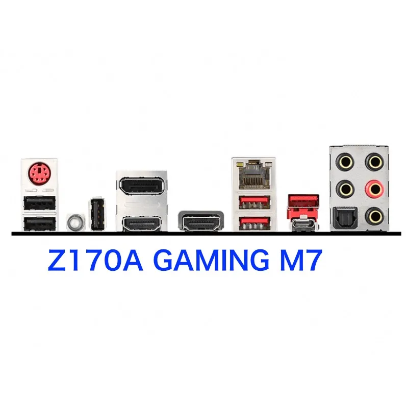 Imagem -02 - Placa-mãe Adequado para Msi Z170a Gaming m7 Lga 1151 Ddr4 Mainboard 100 Testado ok Totalmente Trabalho