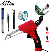 Electric Soldering Iron 110V/220V Hand-Held Internal Heating Automatically Send Tin Gun Welding Rapid Heating Repair Tools US/EU