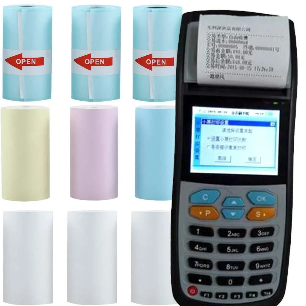 57*30mm Paperang Printer Mini Printer Label Printer Paper Camera Printing Paper White Thermal Paper Thermal Printer Paper