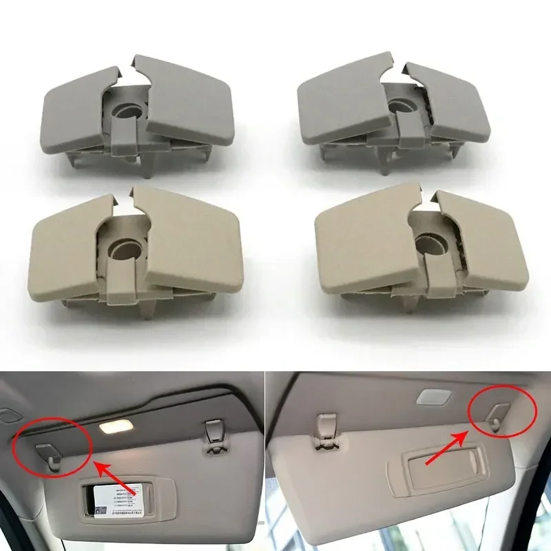 Car Inner Sunvisor Buckle Bracket Snap Clip Repair Kit For BMW X3 F25 X4 F26 X5 F15 M F85 X6 F16 F86 2013 2014 2015 2016 2017