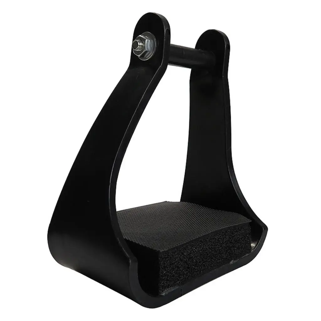 

Horse Riding Safety Stirrups Western Tapered Steel Accessories for Saddle Pad Horse Riding Equipment