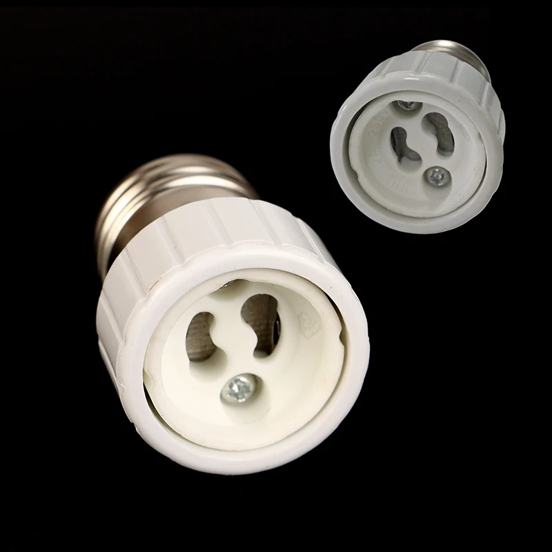 1PC Fireproof Material Lamp Holder Converters E27 To GU10 Ceramics Lamp Holder Adapter Socket Adapter Light Bulb Base For Home