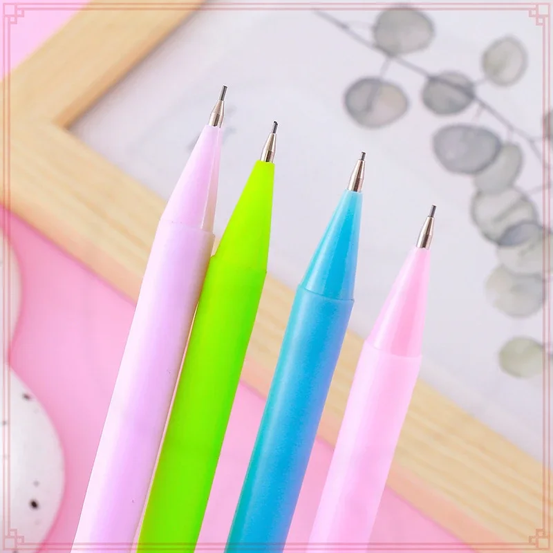 24 Pcs Wholesale Innovative Tulip Mechanical Pencils with Push Button for School and Office Use