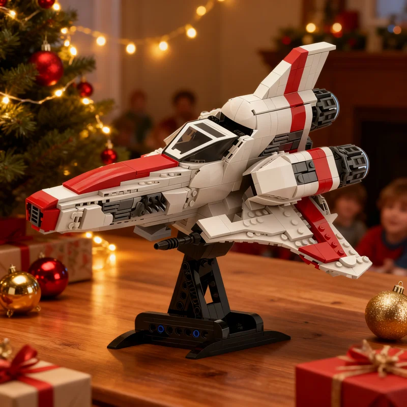 815pcs MOC Colonial Viper MKII Space Model Building Blocks 3D Creative Collection Idea Display Education Assemble Art Craft