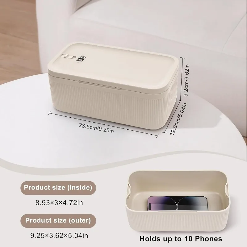 Large-capacity Password Storage Box  Suitable for Medicine Food Home Storage Box Mobile Phone Valuables Safe