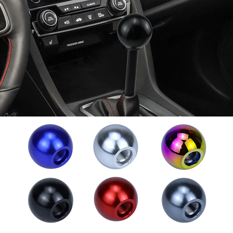 

Automotive Shift Knob, Aluminum Ball Gear Shift Knob with Screws and Nuts, General Purpose