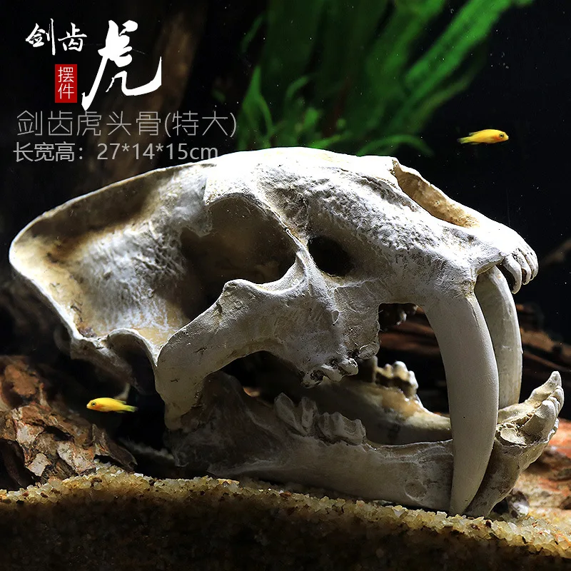 Skull Avoidance House Climbing Pet Reptile Aquatic Plant Landscaping Simulation Skull Fish Tank Aquarium Decorative Ornament
