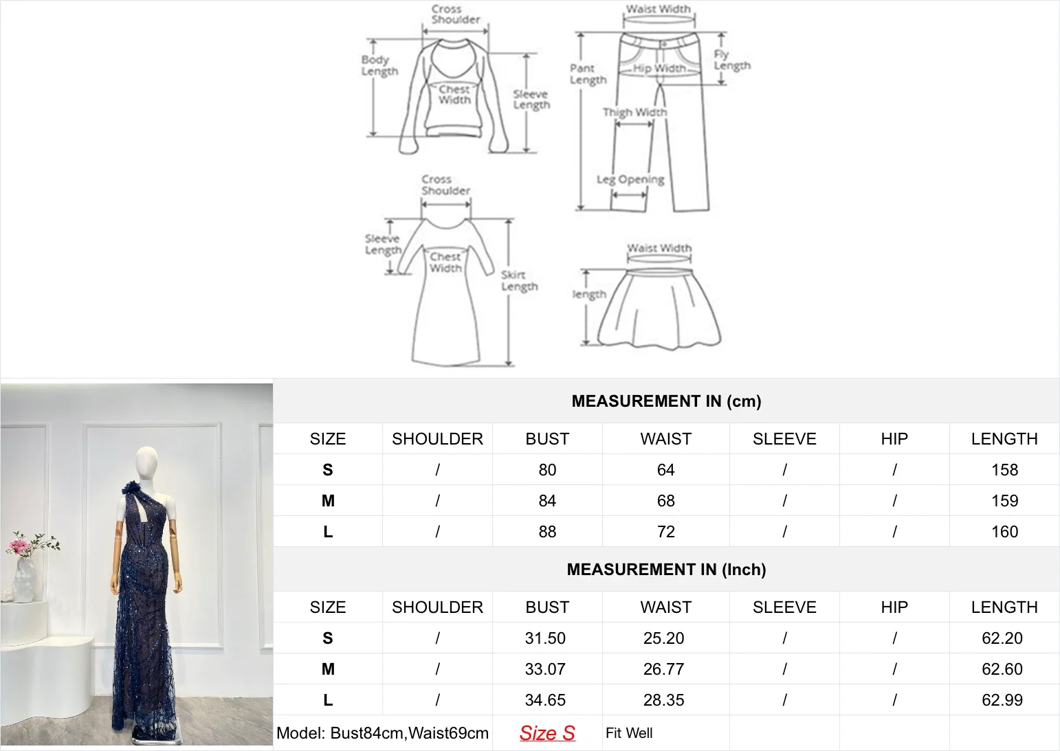 2025, marineblaues, ärmelloses Spitzen-Pailletten-Maxikleid mit diagonalem Schultergurt für Damen