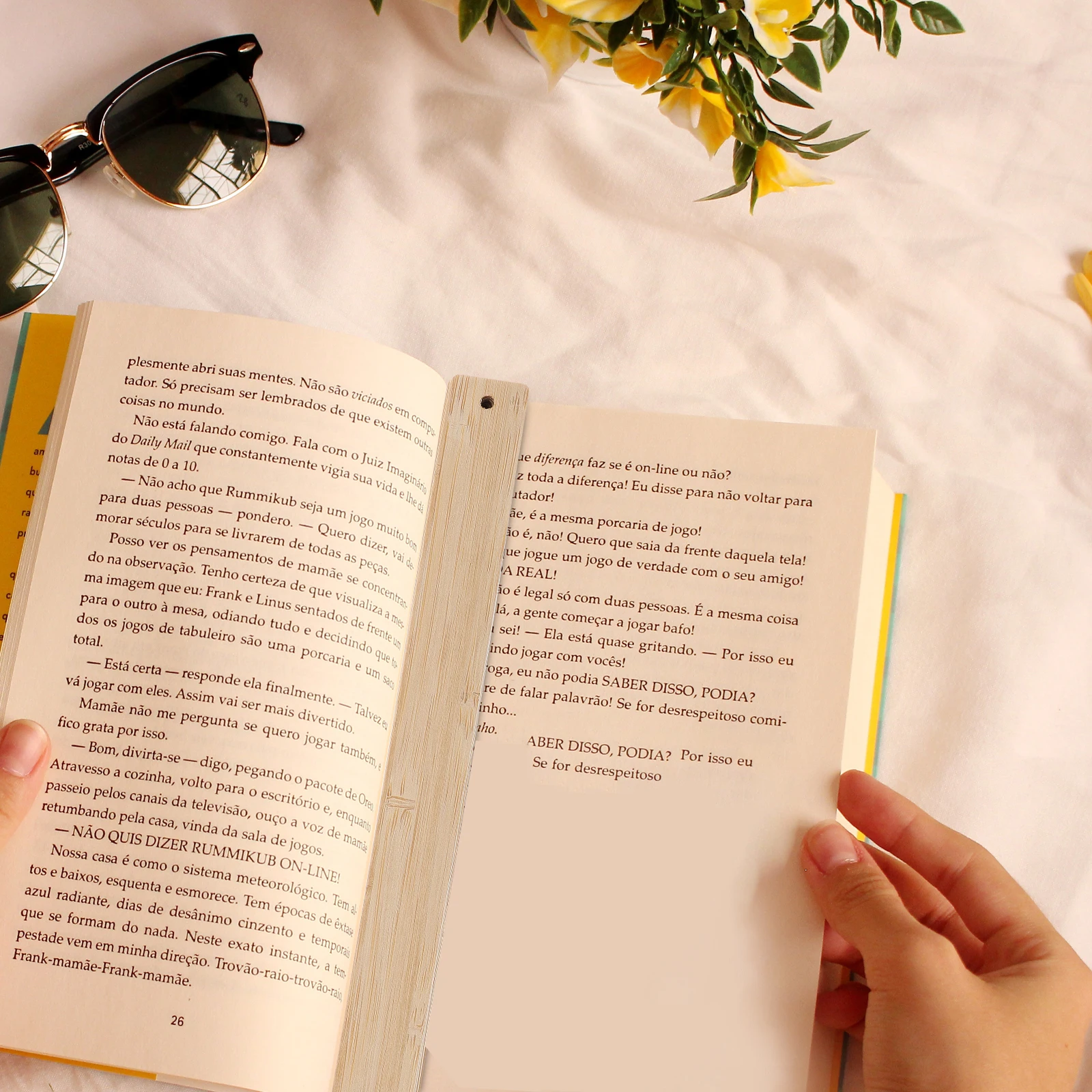 

10 Pcs Bamboo Bookmarks DIY Blank Unfinished Graffiti Hanging Tags Pendant Smooth Edge Graduation Gift Page Marker