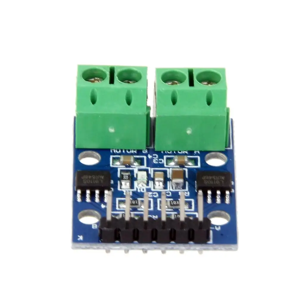 DC Motor Driver Controller Board L9110S H-bridge Stepper Module Plastic Material for Robotics and Automation