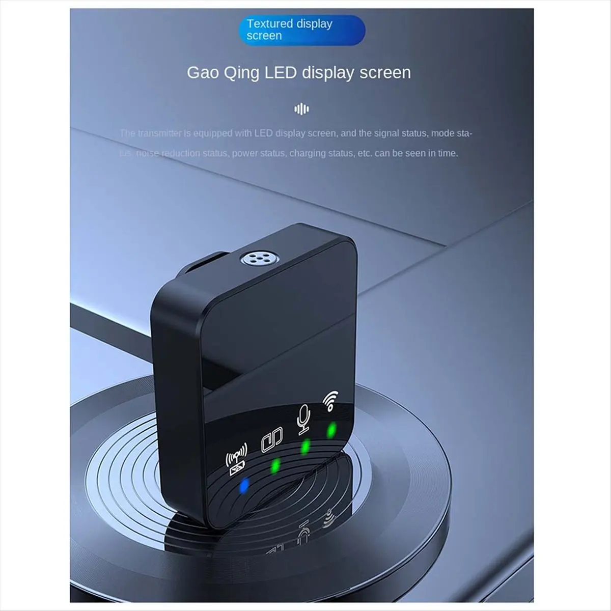 T28C Wireless Lavalier Radio Microphone Noise Cancellation Audio Video Recording Microphone for Smartphone Live