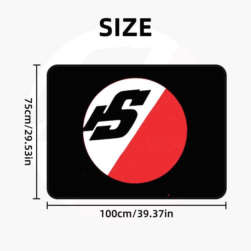1pc Abstract Logo Design For A Car Trunk Mat, Ideal For Cargo Or Boot Mat Use, Perfect For Long Trips, Camping, And Enhancing In