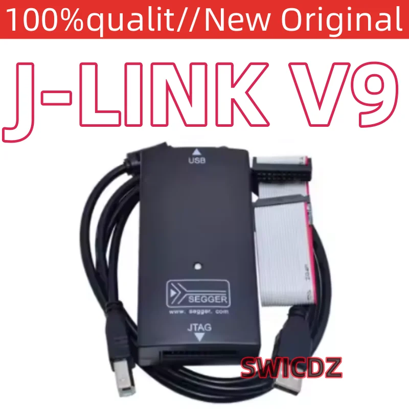 100%New original JLINK J-LINK V9 ARM Emulator USB-JTAG Adapter Emulator STM32 ARM MCU  Electronic Components