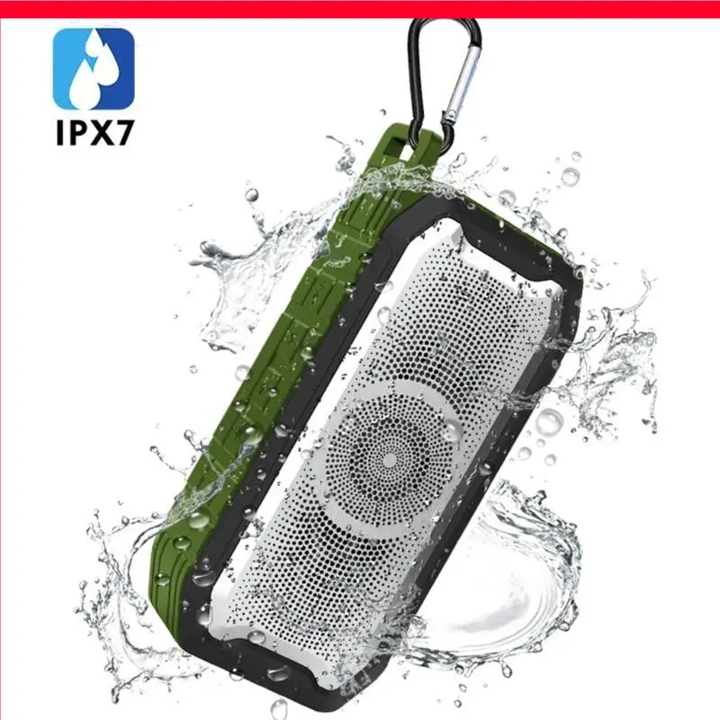 D46b Wireless Speaker IPX5 مقاوم للماء مقاوم للصدمات مقاوم للغبار 1200mAh الاقتران MIC