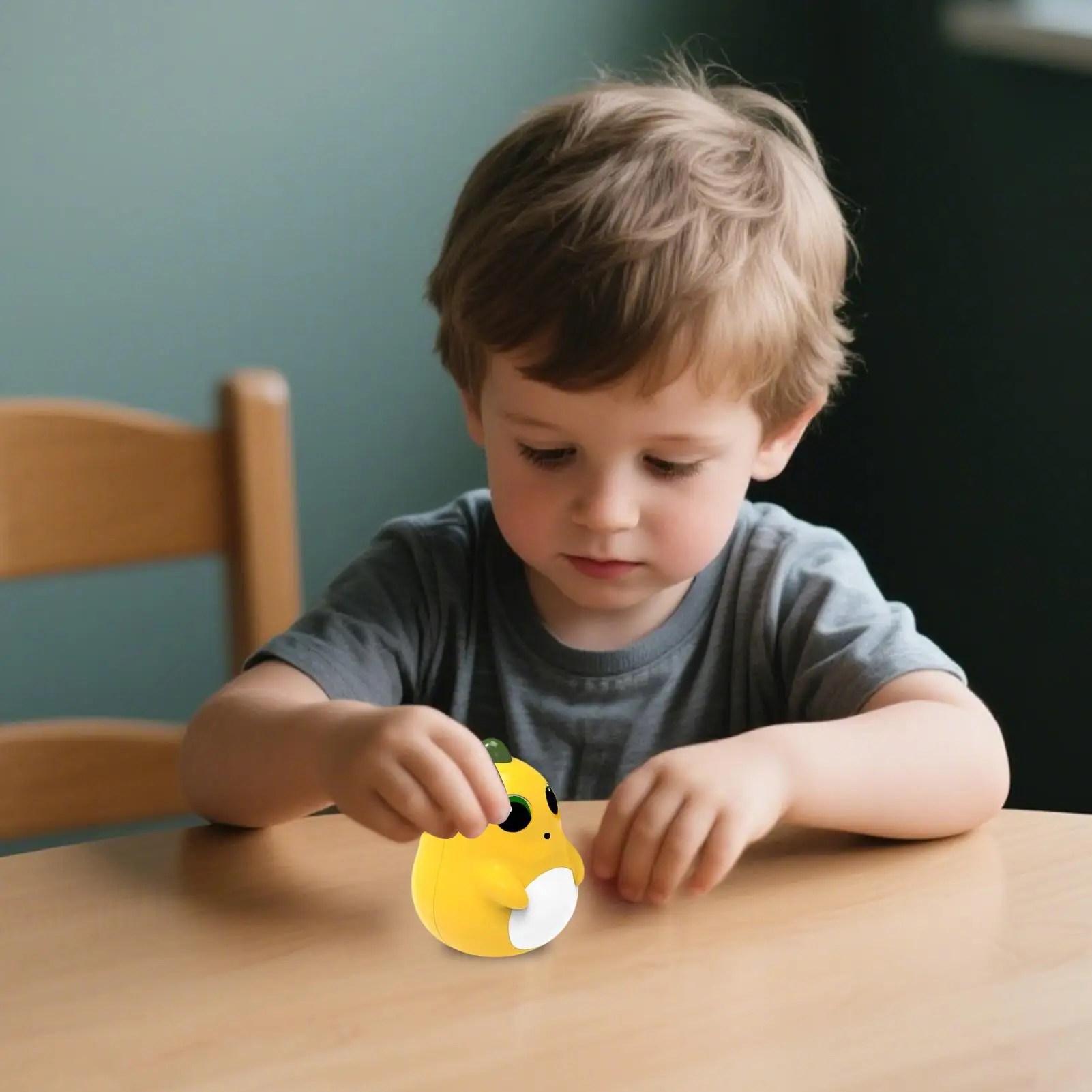 Wobbler Giocattolo per bambini Giocattolo Wobbler che cade con occhi lampeggianti Attività di apprendimento per lo sviluppo della prima educazione sensoriale per 5 anni