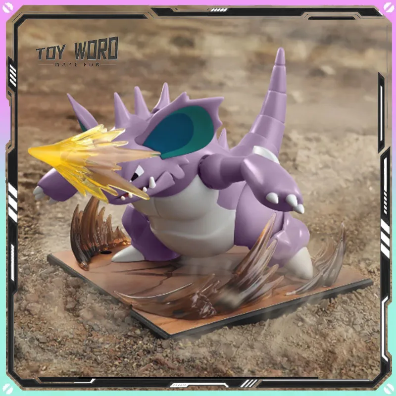 new-blokees-anime-figures-pokemon-miracle-edition-toy-model-nidoking-figures-movable-model-toy-collection-custom-birthday-gift