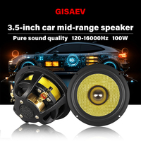 3.5-inch bullet guided mid-range speaker, car center speaker, luxury car two-way three-way 3-inch mid-range speaker
