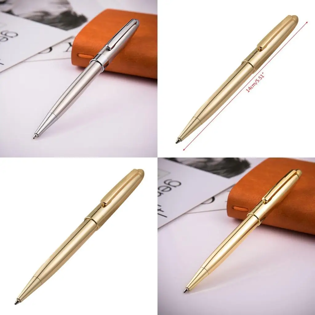 1.0mm Luxury Metal Rotary Ballpoint Pen Rollerball Business School Off
