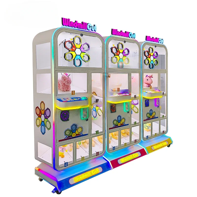 

SQX Pink Date cut prize single player claw toy arcade machine for sale pink date scissors cut prize gift machine