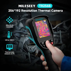 Термометр MILESEEY TR256E TR256B, высокое разрешение 256X192, отслеживание высоких температур, ремонт печатных плат, анализатор обнаружения нагрева пола