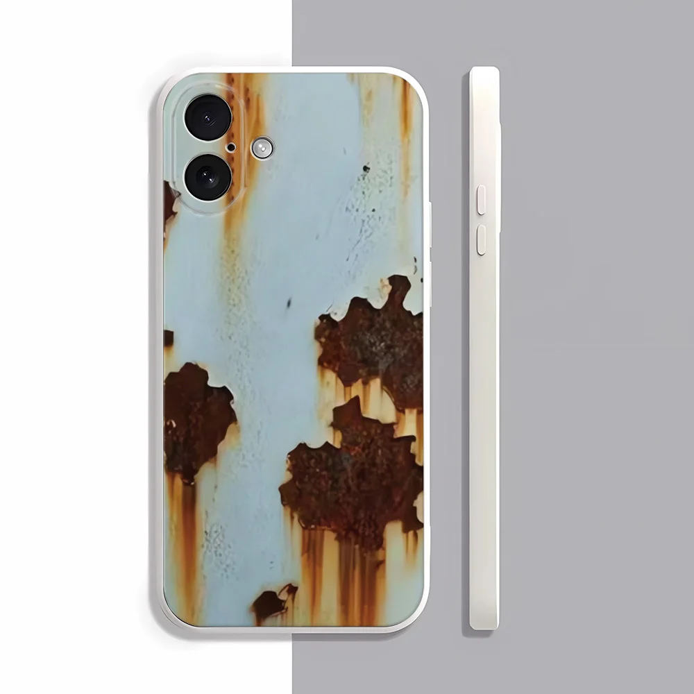 

Чехол для телефона с эффектом ржавчины для iPhone 17 Pro Max/17 Pro/17/16/15/14/13/12/11/Pro/Plus – модный эстетичный чехол, отличный подарок для друга