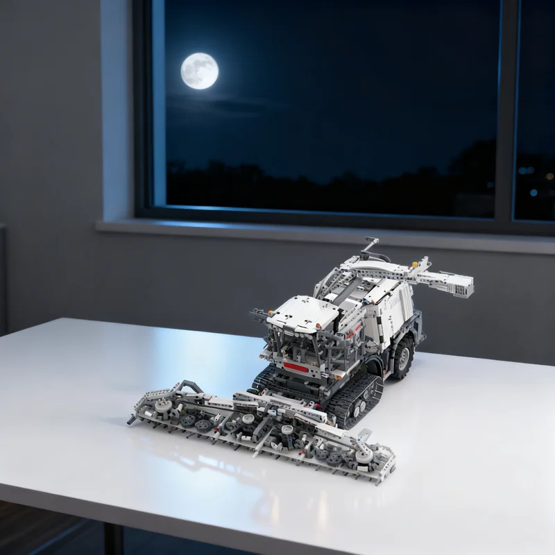 

Набор для сборки технической модели европейского комбайна MOC из 7203 деталей, конструктор, игрушка для сборки, рождественский подарок, креативная идея для самостоятельной сборки