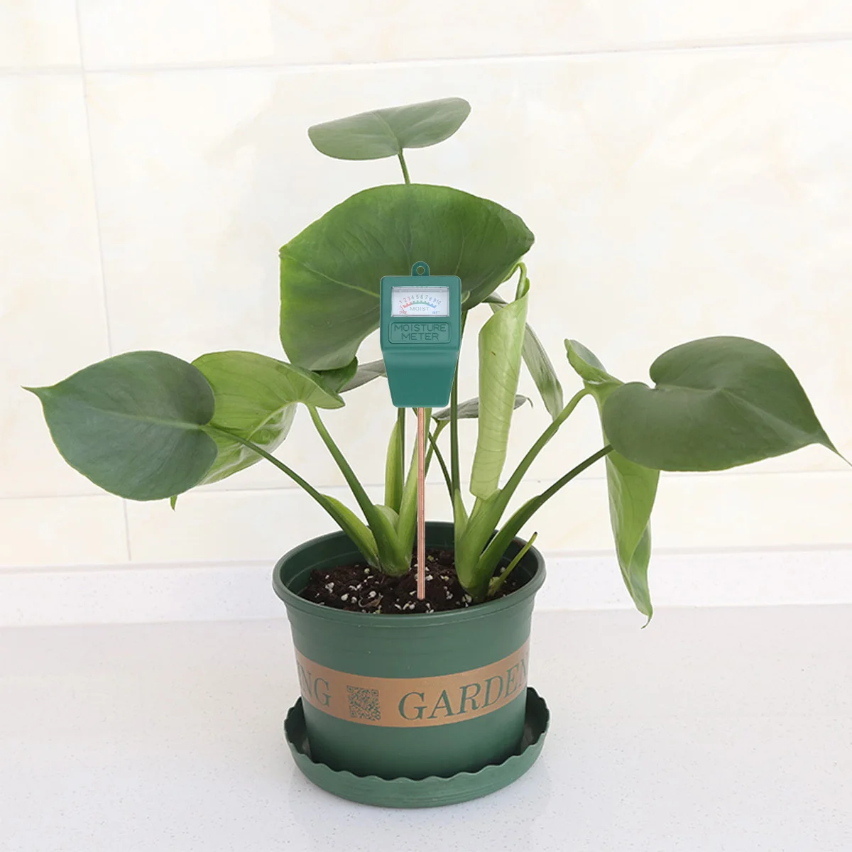 

2 pcs Soil Moisture Meter Dark Green Hygrometer For Garden Farm Lawn Indoor Outdoor Plants No Needed Tool Instrument