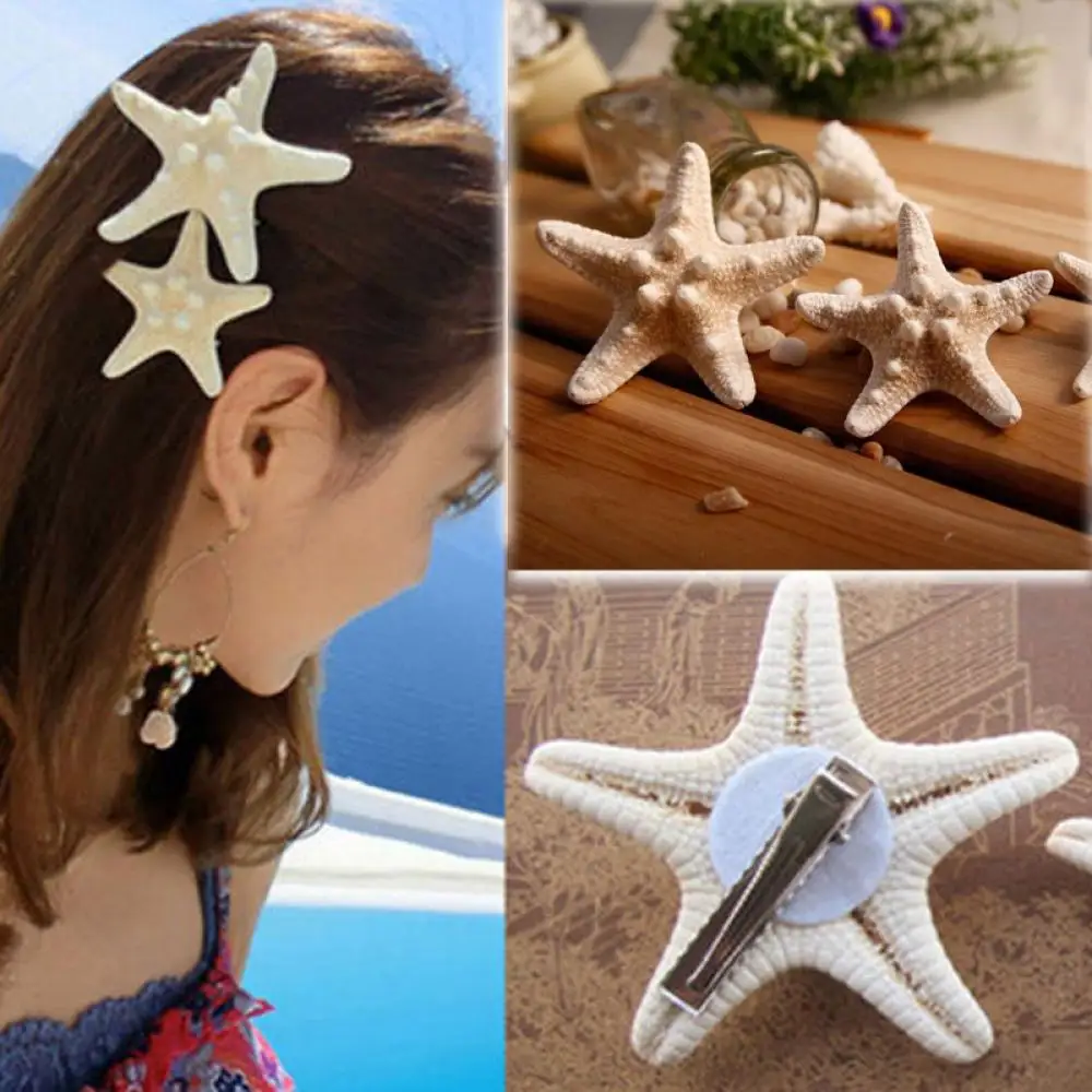 2 pcs Womens Girls Elegant BEAUTY Starfish Sea Star Hairpin Hair Clip Hot!