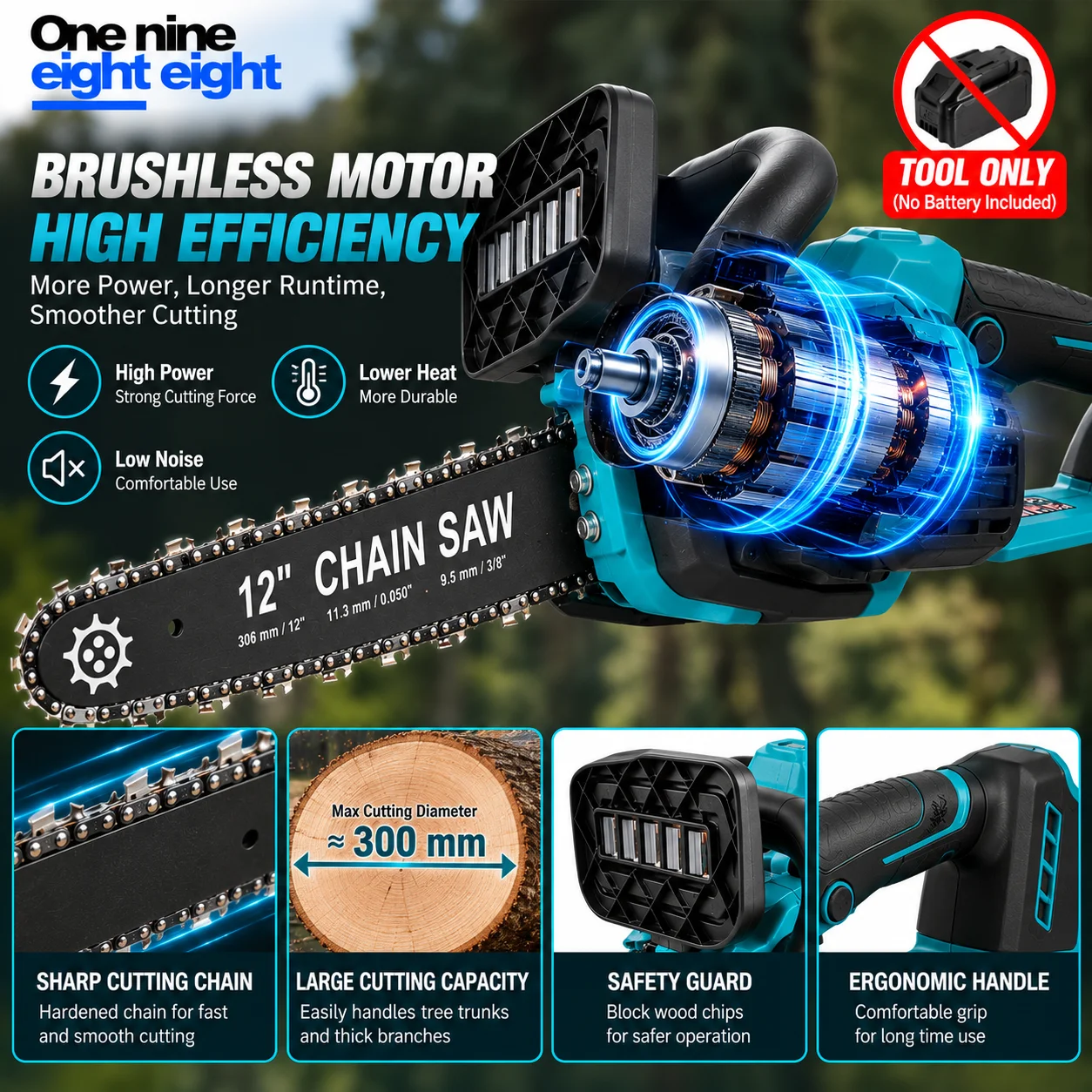 12 inch draadloze kettingzaag, - Chainsaw Safety Chaps recensie en prijs