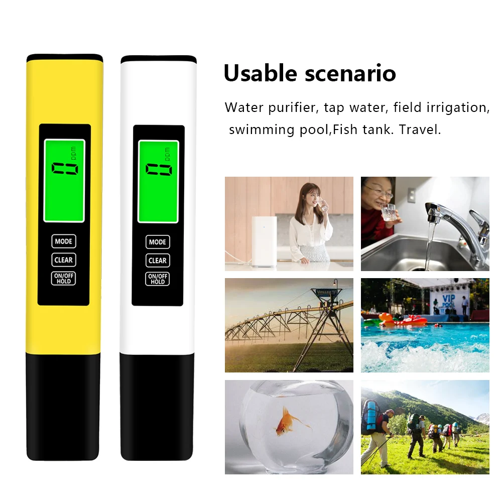 عبر الحدود الساخن بيع الخلفية Tds اختبار جودة المياه القلم Ec الموصلية اقلام الفحص الراقية ثلاثة في واحد Tds اقلام الفحص المياه #2